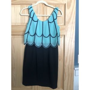 Scallop Sequin Dress